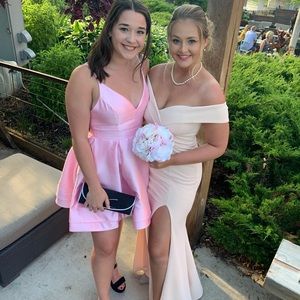 Lulu’s Light Pink Bridesmaid Dress